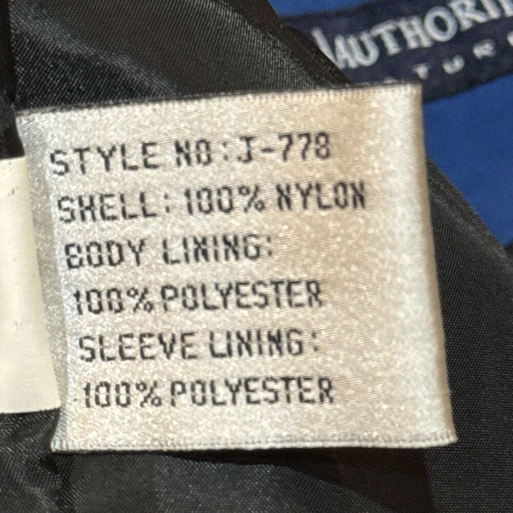 UAW Local 435 Auto Workers Jacket XL Port Authority Blue Union Windbreaker Hood - Picture 7 of 16